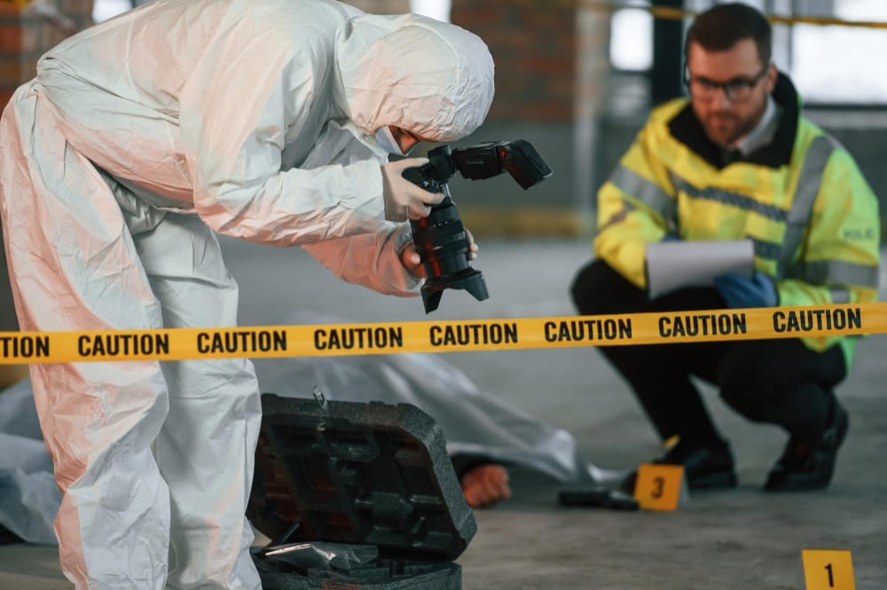 crime scene first responder example